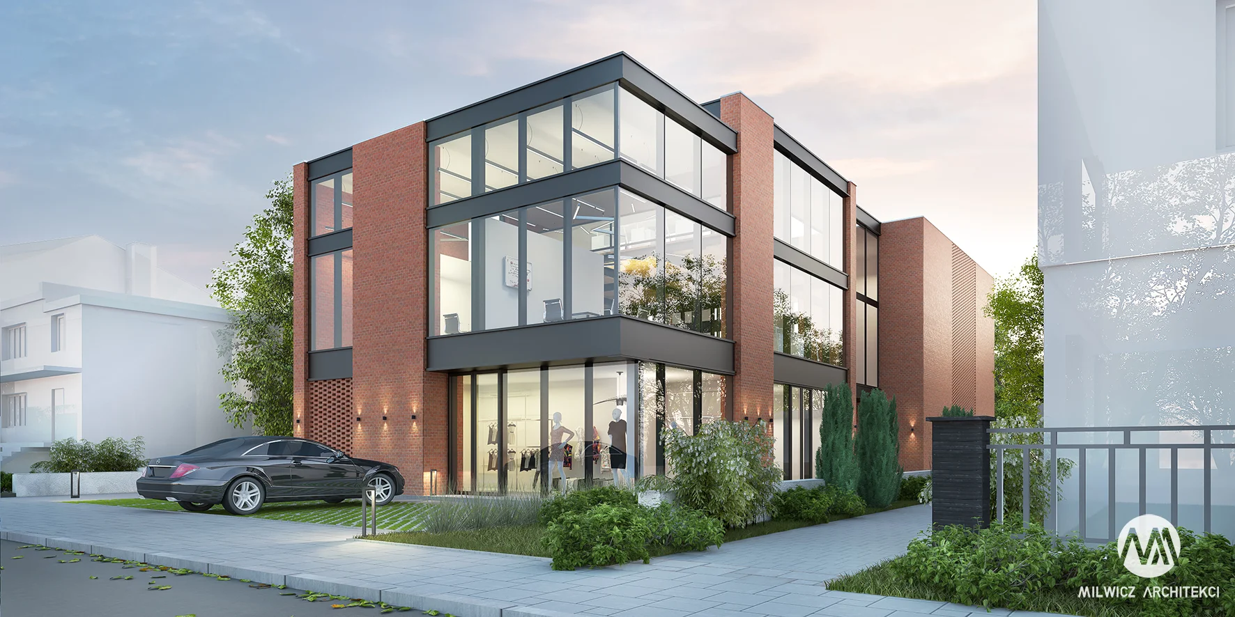 Milwicz architekci - projekty indywidualne - Poznań - budynek z zewnątrz