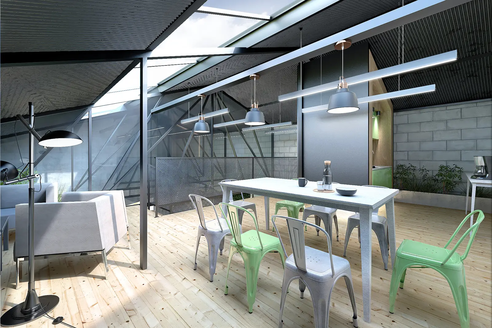 Milwicz architekci - projekty indywidualne -Słupca - biuro część rekreacyjna