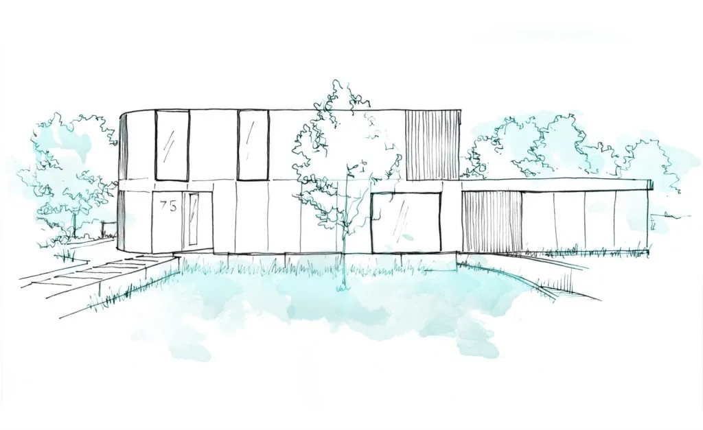 Milwicz architekci - projekty indywidualne - Warka k Warszawy - koncepcja