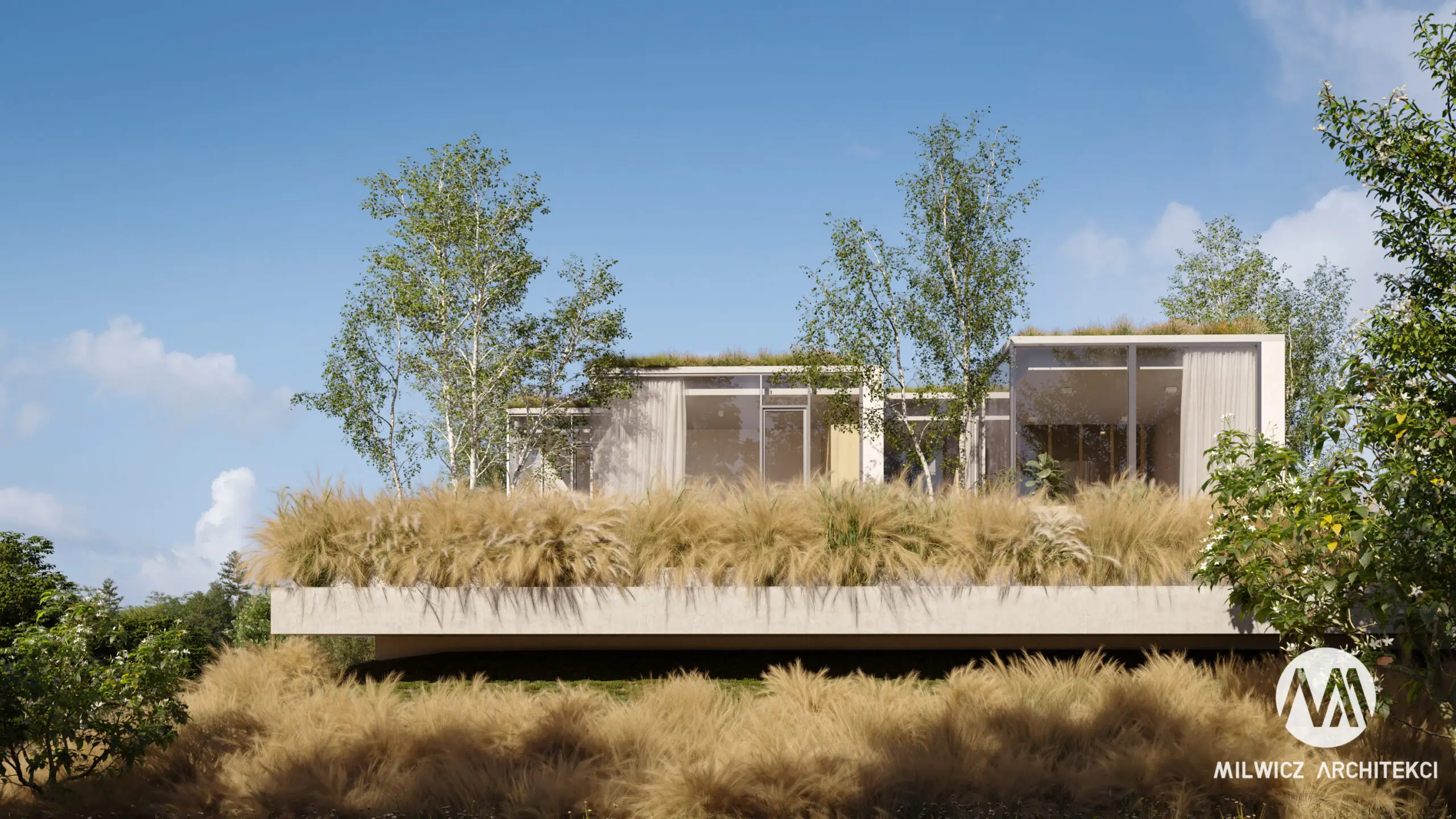 Milwicz Architekci - projekty indywidualne - green villa - budynek