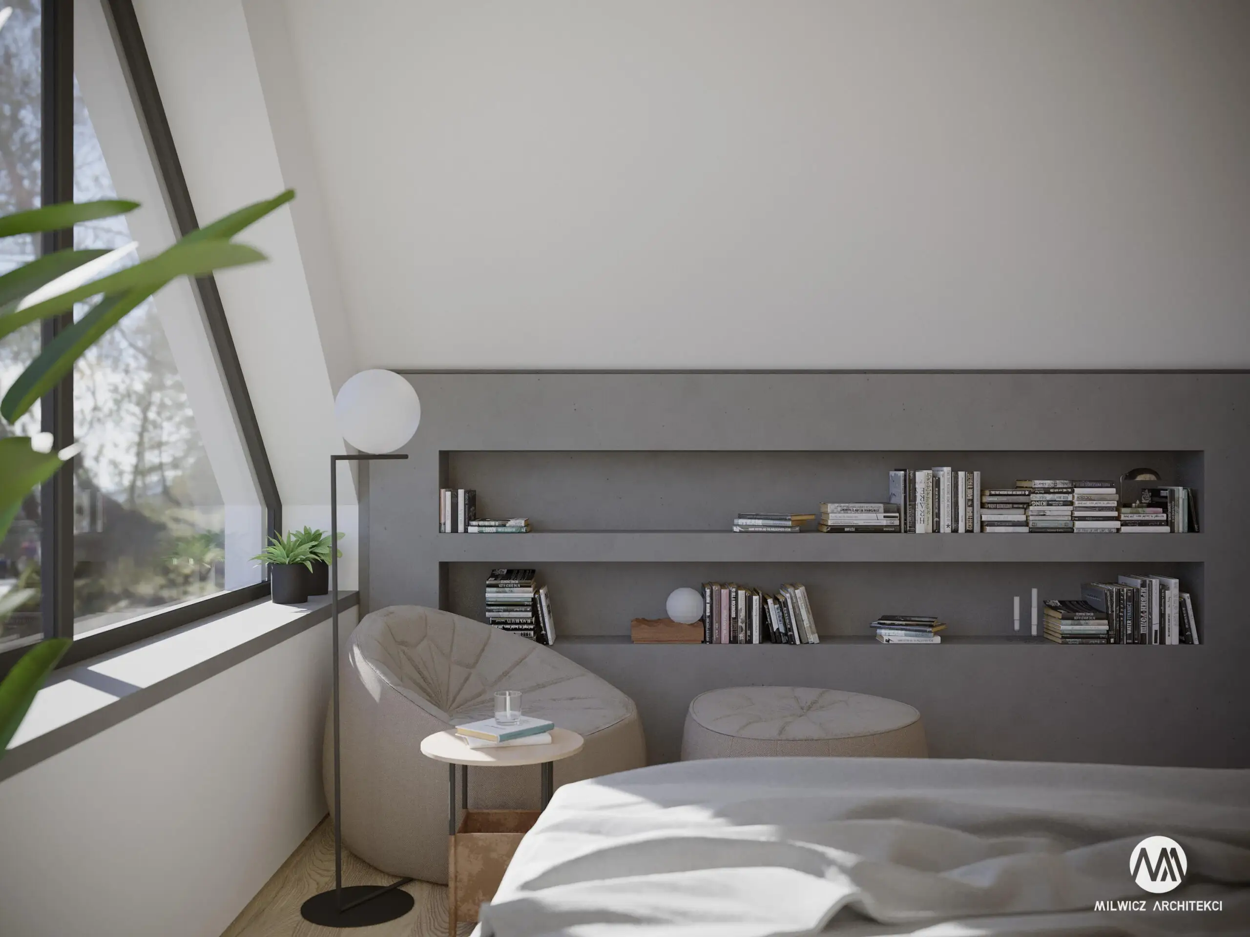 Milwicz Architekci - projekty indywidualne - Mielno - pokój