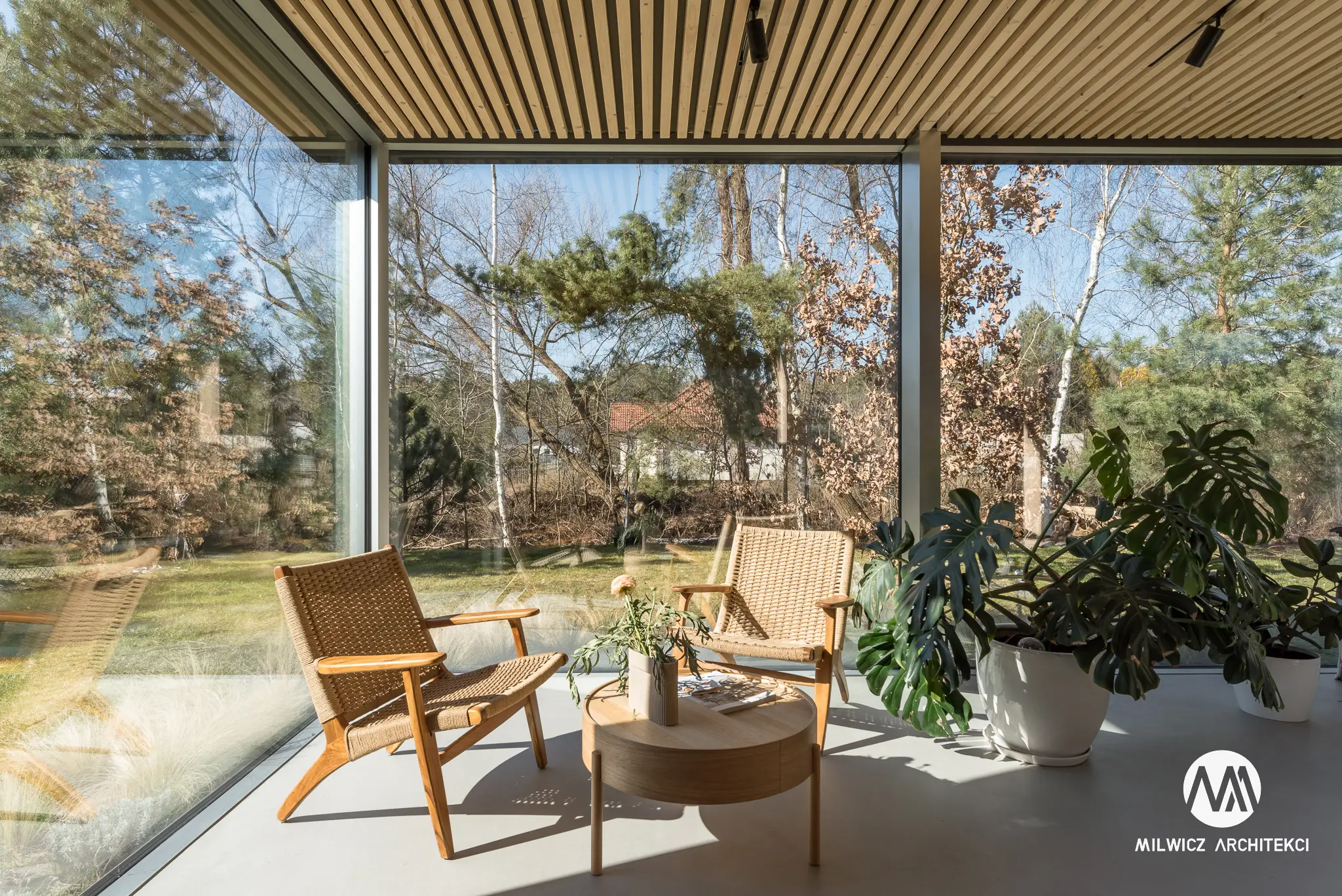 Milwicz architekci - projekty indywidualne - oda do natury Warszawa - miejsce relaksu
