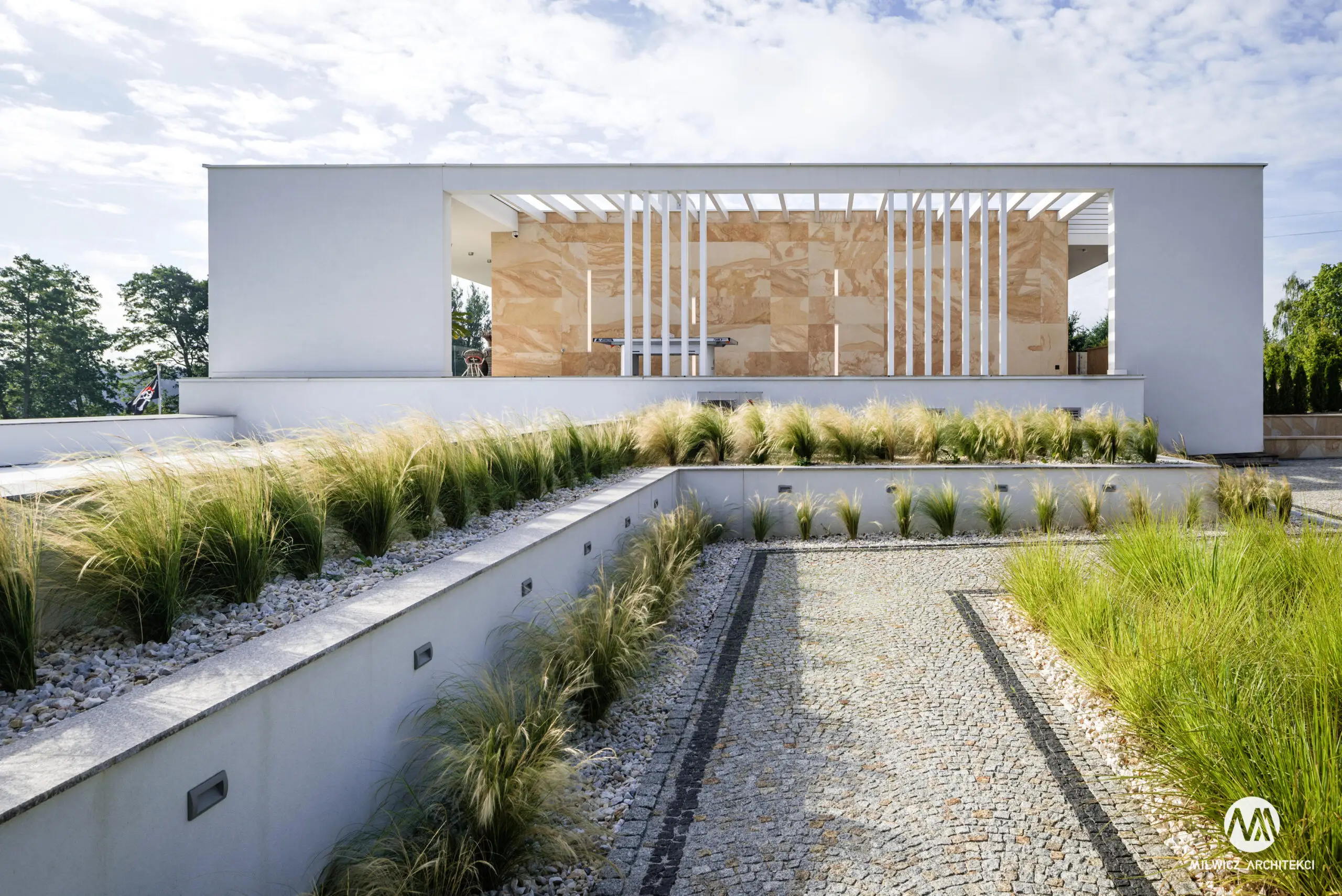 Milwicz architekci - projekty indywidualne - rajski ogród - otoczenie