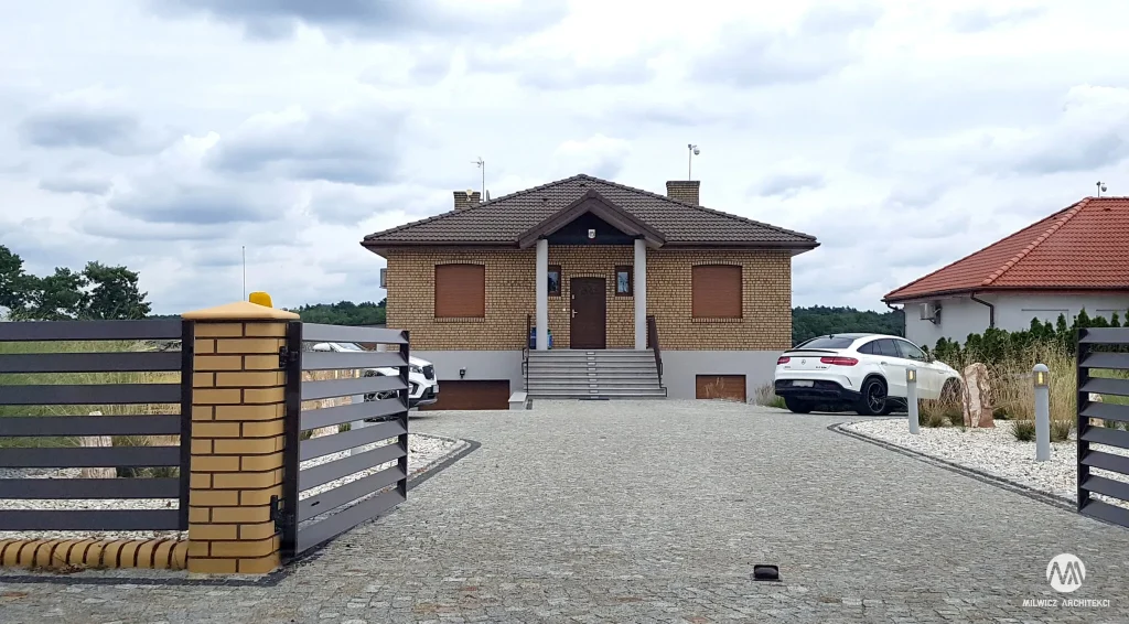 Milwicz architekci - projekty indywidualne - rajski ogród - stan przed budową