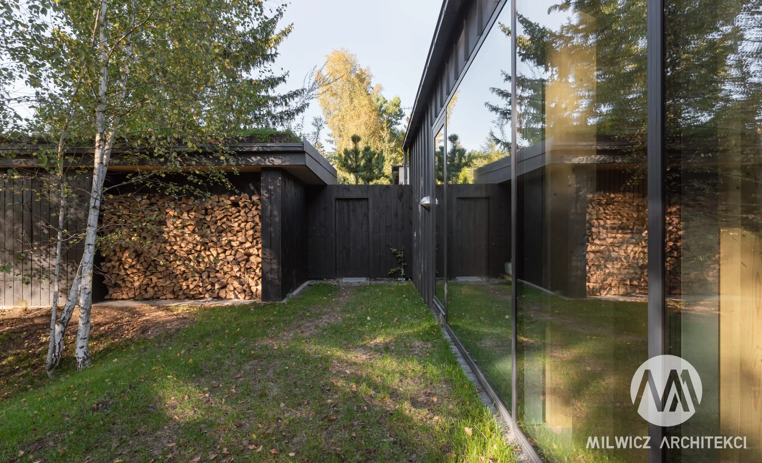 Milwicz architekci - projekty indywidualne - sauna - widok z zewnątrz