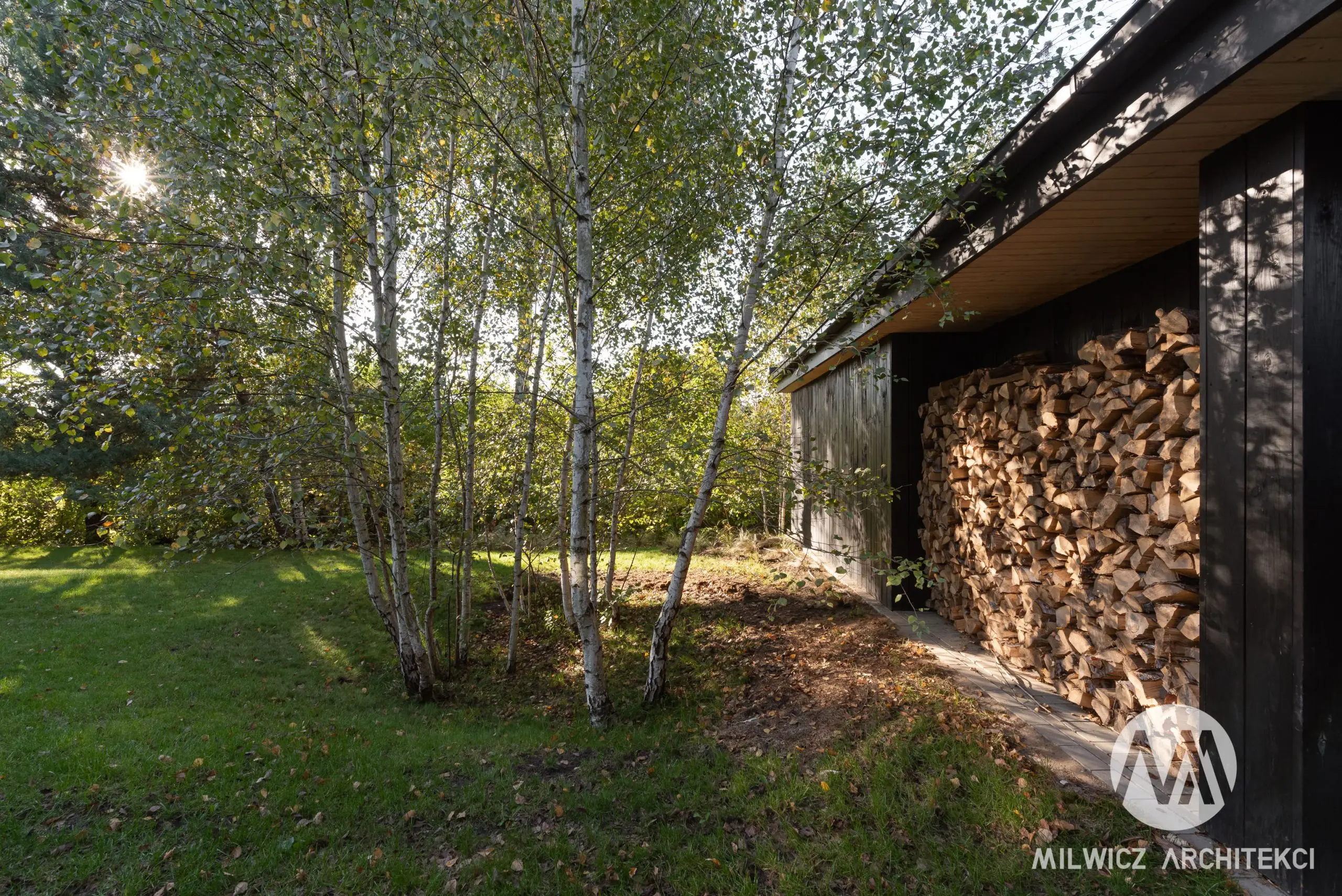 Milwicz architekci - projekty indywidualne - sauna - zewnątrz