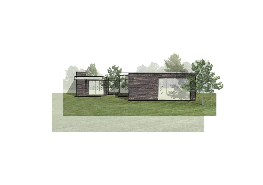 Milwicz architekci - projekty indywidualne - wizualizacja rysunek