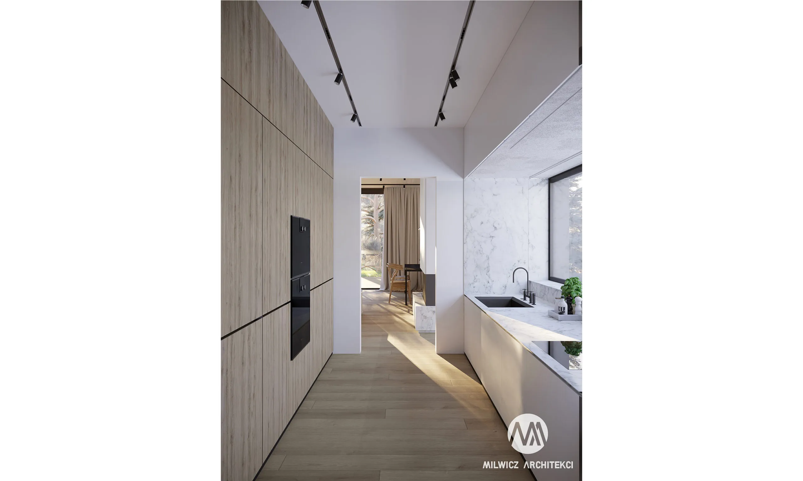 Milwicz architekci - projekt domu D89 - kuchnia