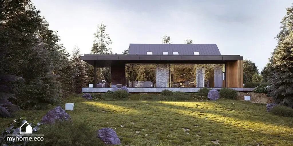 Nowoczesna Stodoła z tarasem - Milwicz Architekci